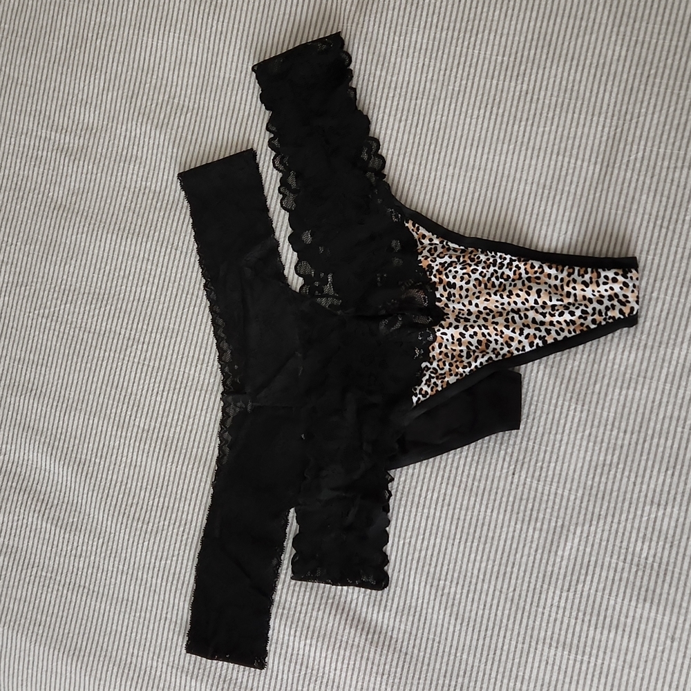 Victoria's Secret Black Panty Pack (2)